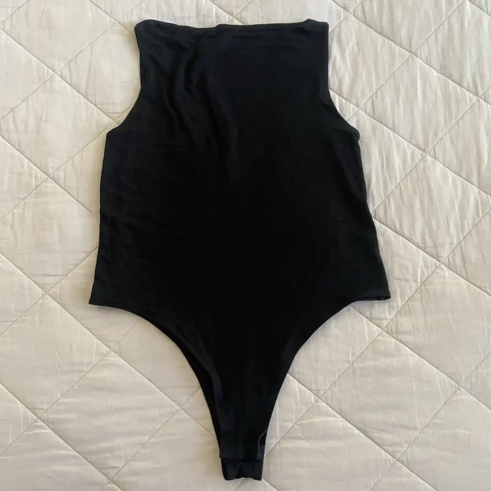 NEW W/O TAG A New Day Womens SIZE M Bodysuit Black medium - Picture 1 of 7